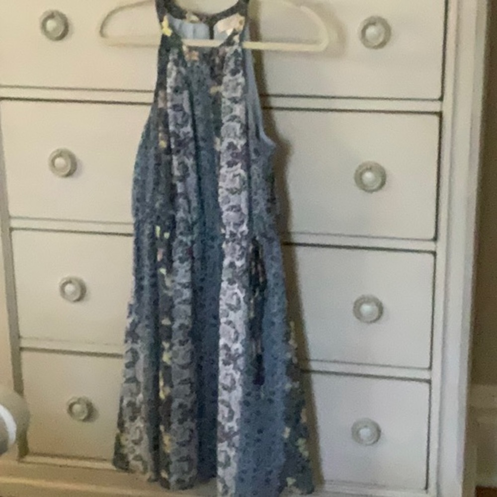 Loft dress with side tie